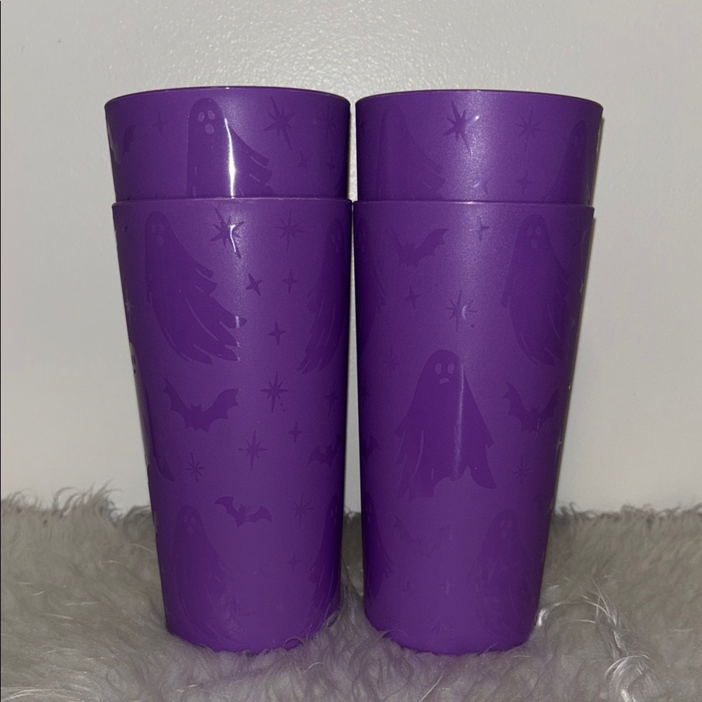 4 Halloween Cups 💜👻 - 26 oz tumblers